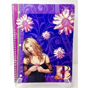 2001 Britney Spears Notebook Y2K Rare Vintage Pop Memorabilia 47 Pages
